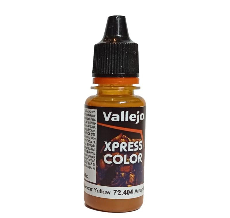 Vallejo Game Color: Xpress Color- Nuclear Yellow, 18 ml. 72404